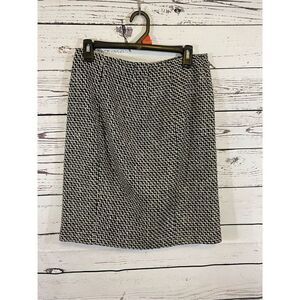 Talbots Petite Wool Blend Side zip Pencil Skirt Size 10 P